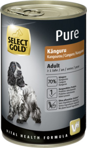 SELECT GOLD Pure Adult Känguru 12x400 g