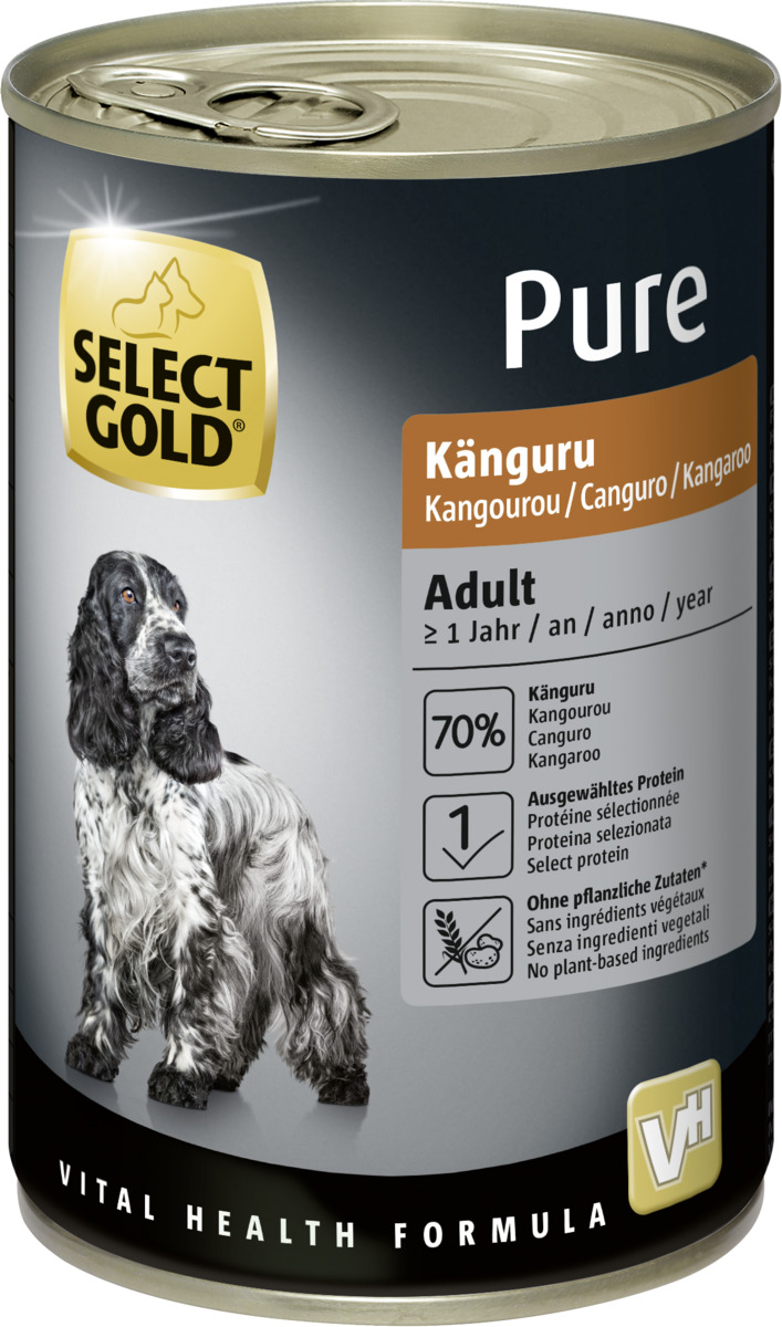 Bild 1 von SELECT GOLD Pure Adult Känguru 12x400 g