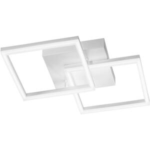 Fabas Luce Led-Wandleuchte Bard, Weiß, Metall, Kunststoff, 45x10 cm, DIN EN ISO 9001, Lampen & Leuchten, Leuchtenserien
