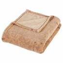 Bild 1 von ZooRoyal Kuscheldecke Tierliebe 125x150cm taupe Pfote Hund & Katze