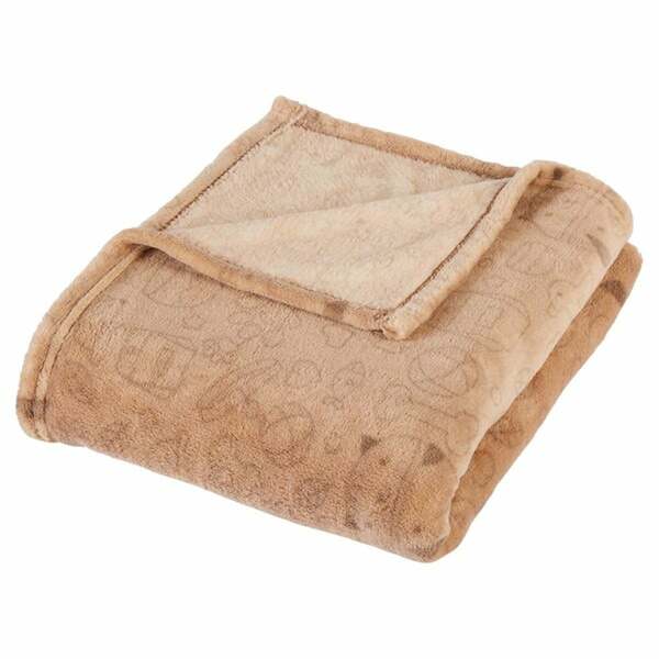 Bild 1 von ZooRoyal Kuscheldecke Tierliebe 125x150cm taupe Pfote Hund & Katze