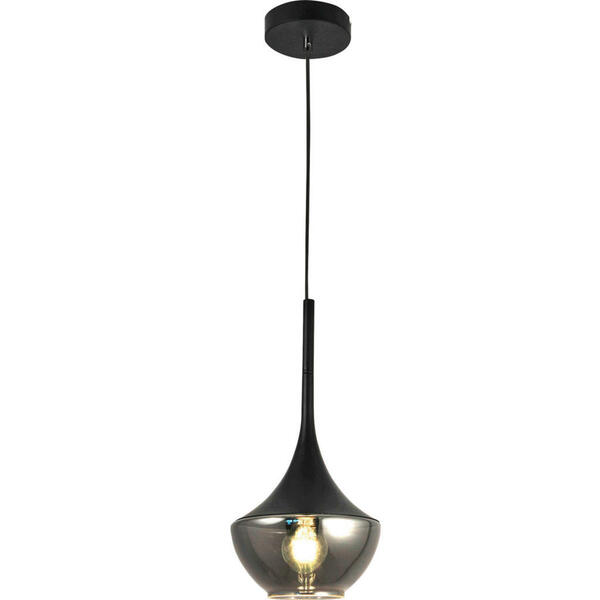 Bild 1 von Fabas Luce Pendelleuchte Apollo, Schwarz, Metall, Glas, 200 cm, ISO 9001, höhenverstellbar, Lampen & Leuchten, Leuchtenserien