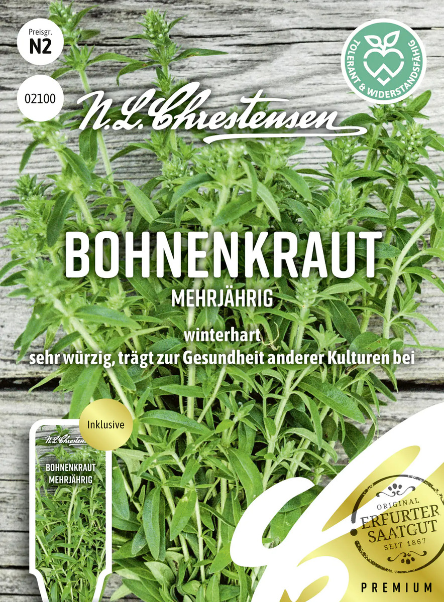 Bild 1 von N.L.Chrestensen Saatgut Bohnenkraut Mehrjährig ca. 200 Pflanzen