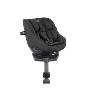 Graco Reboarder-Kindersitz Turn2Me i-Size R129, Schwarz, Textil, 45.3x54.8x60.7 cm, ECE R 129 i-Size, 5-Punkt-Gurtsystem, Gurtlängenverstellung, höhenverstellbare Kopfstütze, integriertes Gurtsyst