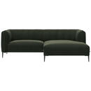 Bild 1 von Livetastic Ecksofa, Waldgrün, Textil, Eiche, vollmassiv, 2,5-Sitzer, Ottomane rechts, L-Form, 211x149 cm, Reach, Oeko-Tex® Standard 100, Made in Europe, FSC Mix, Stoffauswahl, Wohnzimmer, Sofas & C