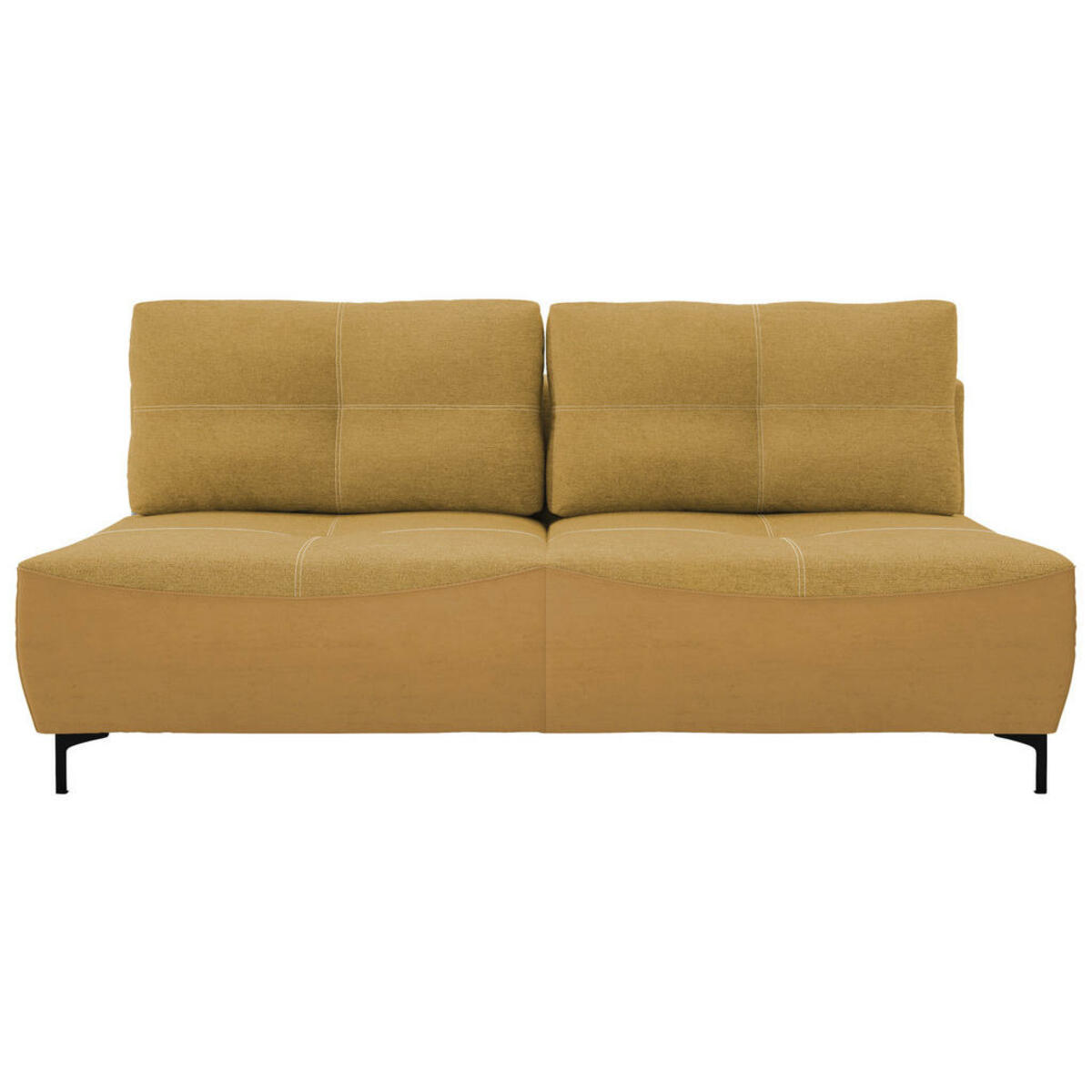 Bild 1 von Mid.you Schlafsofa, Gelb, Textil, 2-Sitzer, Füllung: Faserbällchen, Schaumstoffflocken, 197x94x96 cm, Oeko-Tex® Standard 100, Schlafen auf Sitzhöhe, Rücken echt, Kinder & Jugendmöbel, Jugendmö