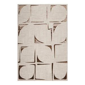 Esprit Flachwebeteppich Nelle, Creme, Beige, Bronze, Textil, Abstraktes, rechteckig, 133 cm, Textiles Vertrauen - Oeko-Tex®, für Fußbodenheizung geeignet, in verschiedenen Größen erhältlich, pf