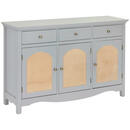 Bild 1 von Mid.you Sideboard, Grau, Natur, Metall, 1 Fächer, 3 Schubladen, 132x85x35 cm, Bsci, Typenauswahl, Wohnzimmer, Kommoden & Sideboards, Sideboards