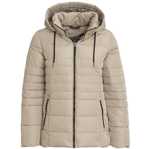 Damen Steppjacke mit Kapuze BEIGE