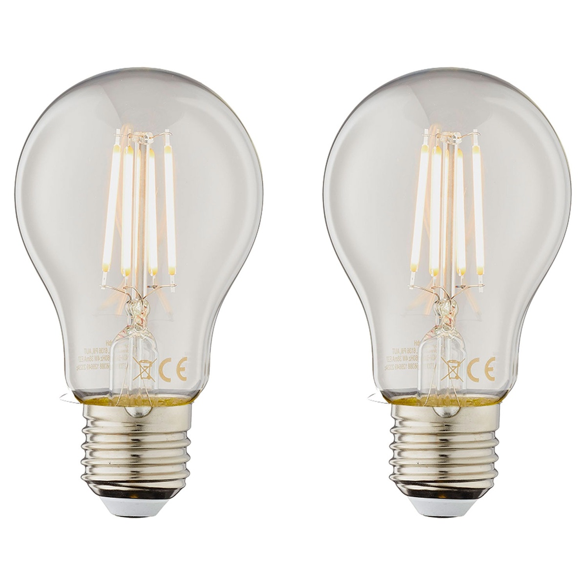 Bild 1 von CASALUX LED Filamentleuchtmittel, nicht dimmbar, 2er Set