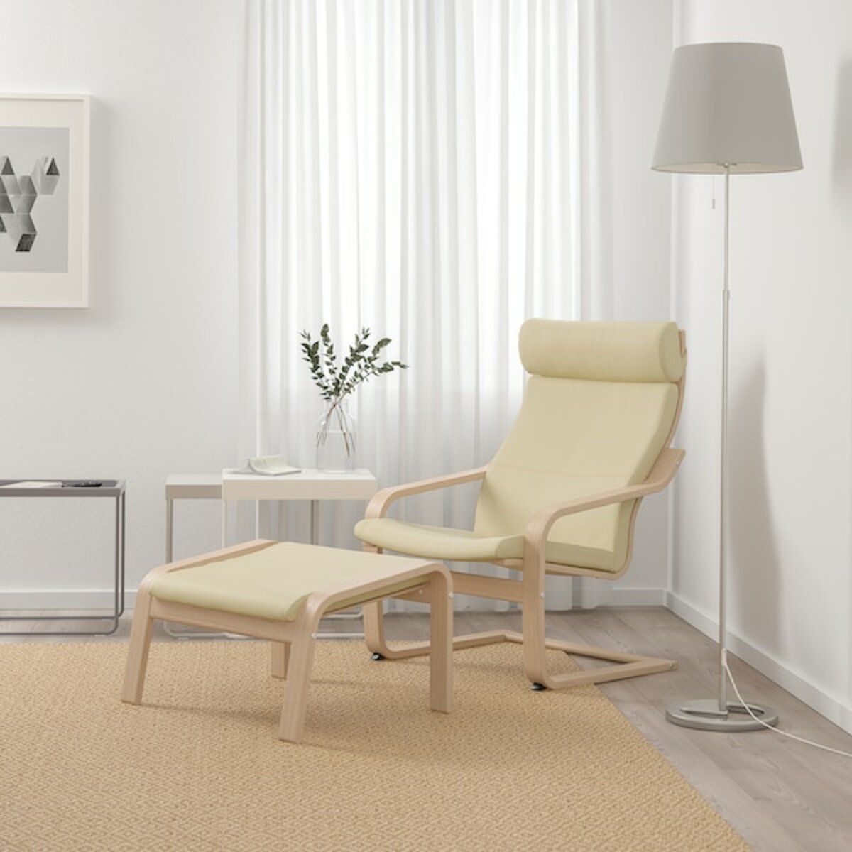 Bild 4 von POÄNG  Sessel und Hocker
