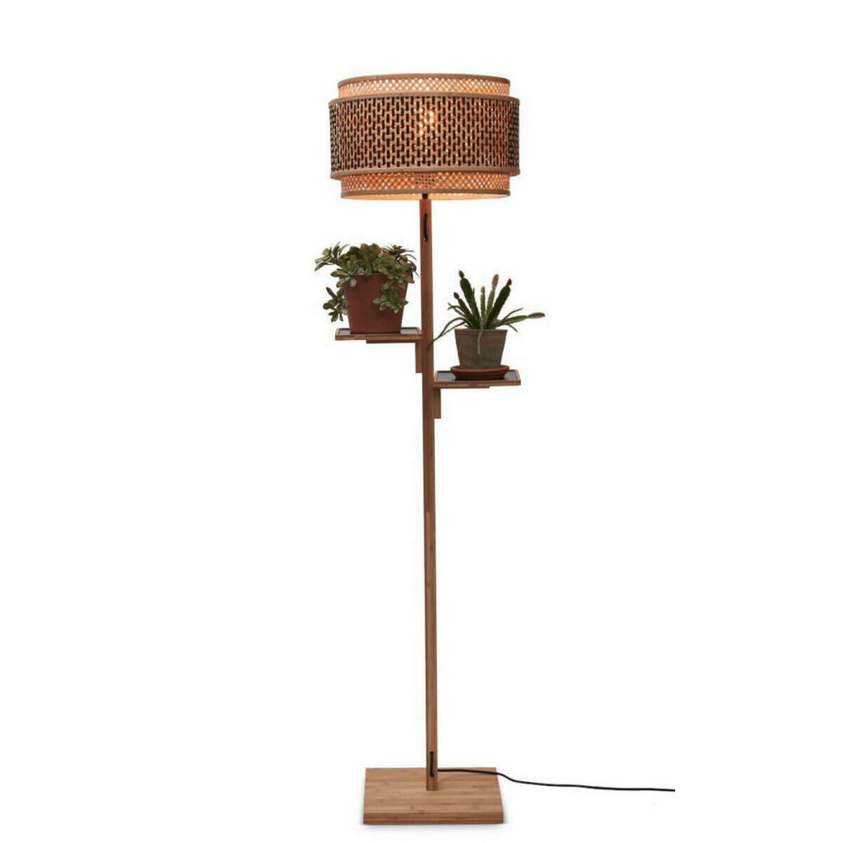 Bild 1 von Good & Mojo Stehleuchte Good&Mojo,Natur, 160 cm, LED-Leuchtmittel austauschbar, Lampen & Leuchten, Innenbeleuchtung, Stehlampen, Stehlampen