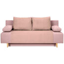 Bild 1 von Carryhome Schlafsofa, Rosa, Textil, Buche, massiv, 2-Sitzer, Füllung: Schaumstoff, Silikon,Schaumstoff, Silikon, 191x92x89 cm, Liegefunktion, Schlafen auf Sitzhöhe, Rücken echt, Kinder & Jugendmö