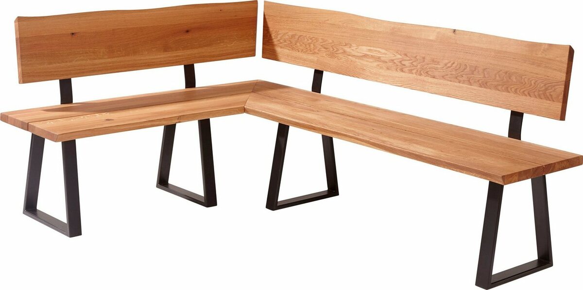 Bild 1 von SCHÖSSWENDER Eckbank Oviedo, modernes Design, Gestell aus massivem Metall
