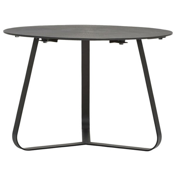 Bild 1 von Ambia Home Beistelltisch, Schwarz, Metall, rund, 59x40 cm, Wohnzimmer, Wohnzimmertische, Beistelltische, Beistelltische Metall