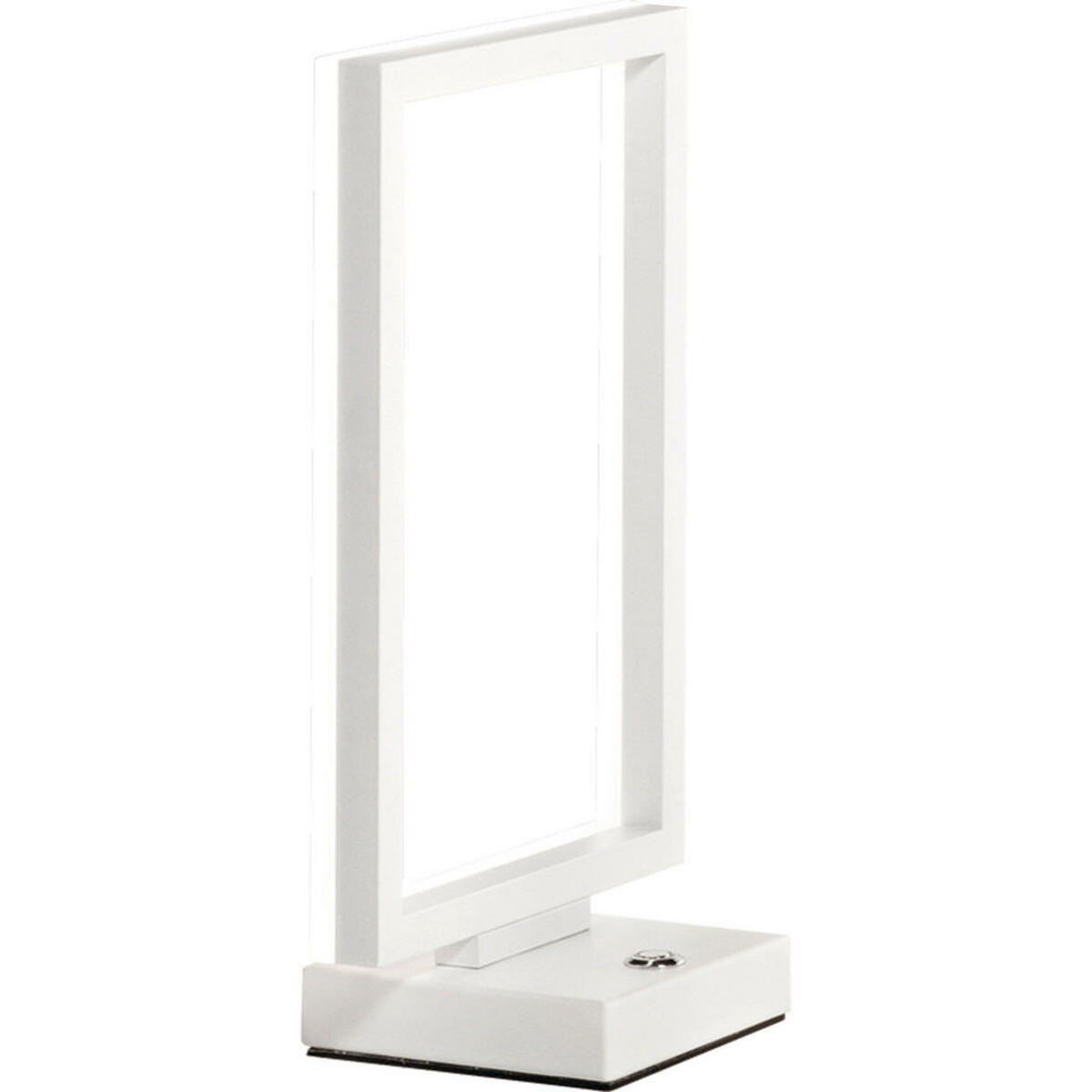 Bild 1 von Fabas Luce Led-Tischleuchte Bard, Weiß, Metall, Kunststoff, 11x30 cm, ISO 9001, 3-fach schaltbar, Lampen & Leuchten, Leuchtenserien