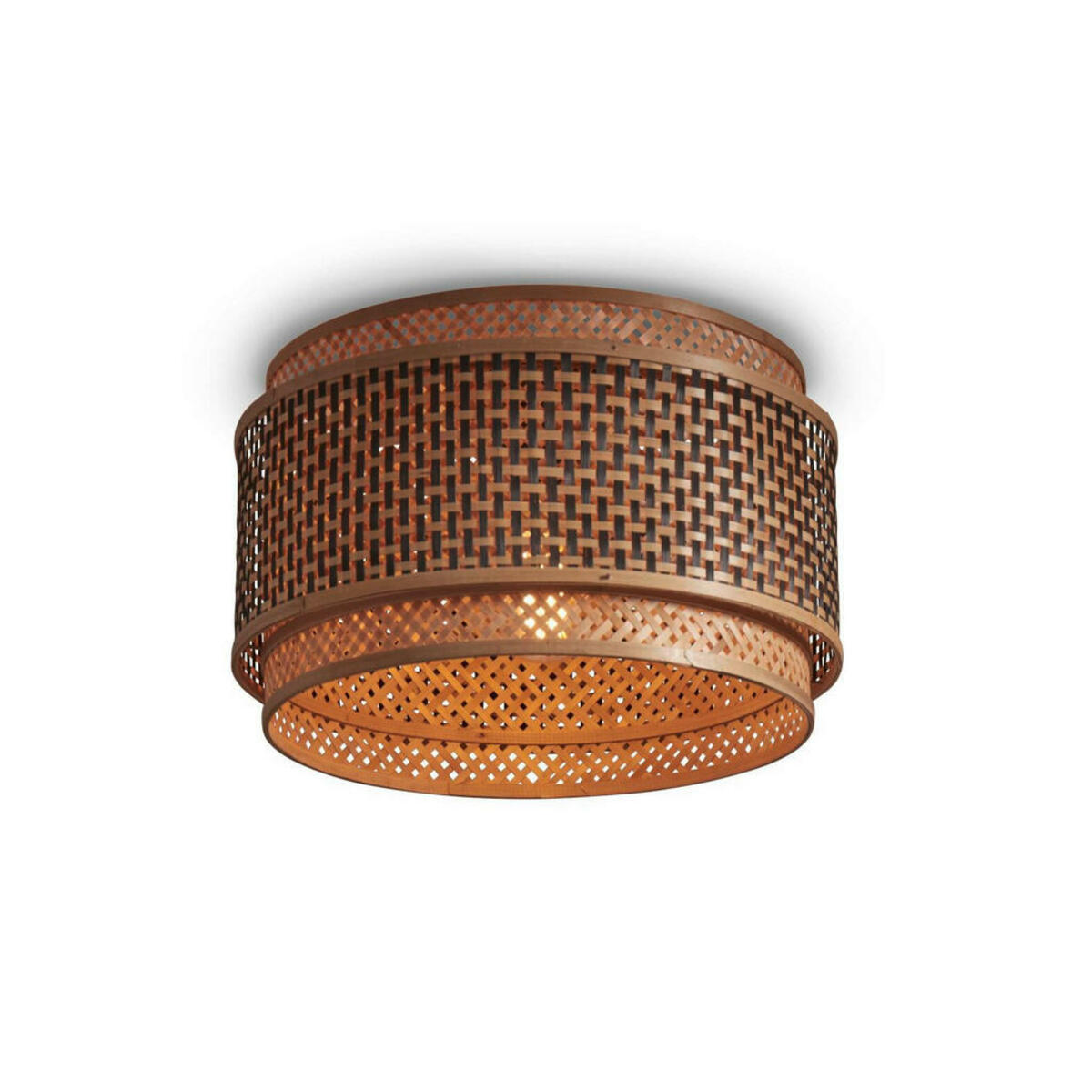 Bild 1 von Good & Mojo Deckenleuchte Good&Mojo,Natur, Schwarz, 25 cm, LED-Leuchtmittel austauschbar, Lampen & Leuchten, Innenbeleuchtung, Deckenleuchten