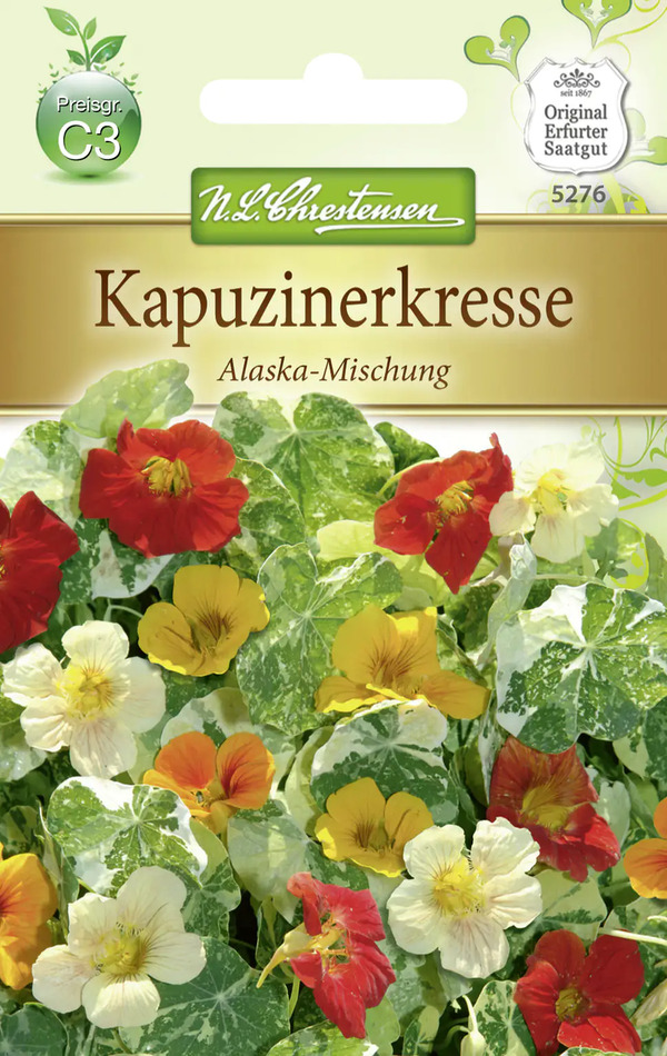 Kapuzinerkresse Samen 'Nichtrankende Mischung' Von Chrestensen – Einjährige Blütenpracht
