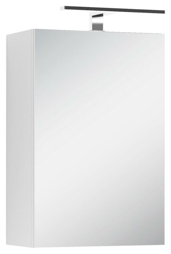 Bild 1 von Spiegelschrank Spree mit LED 1 Tür BHT 40x60x20 cm Weiß