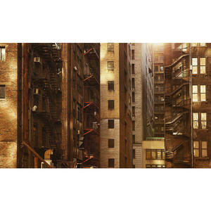 Aluminiumbild, Hellbraun, Metall, Kunststoff, rechteckig, 118x70 cm, Bilder