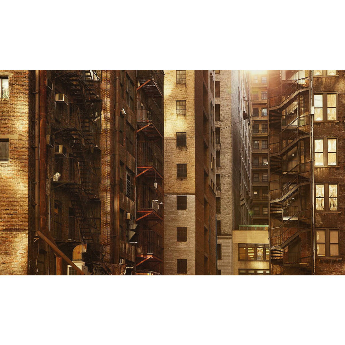 Bild 1 von Aluminiumbild, Hellbraun, Metall, Kunststoff, rechteckig, 118x70 cm, Bilder