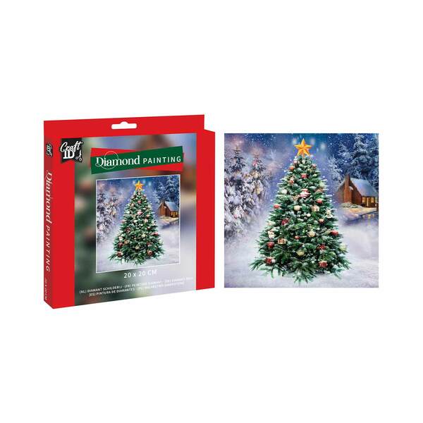 Bild 1 von Diamond Painting Bild  20 x 20 cm Weihnachtsbaum