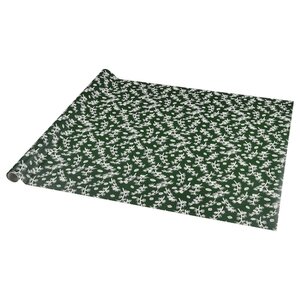 VINTERFINT  Geschenkpapierrolle, Tannenzapfenmuster grün 4x1 m