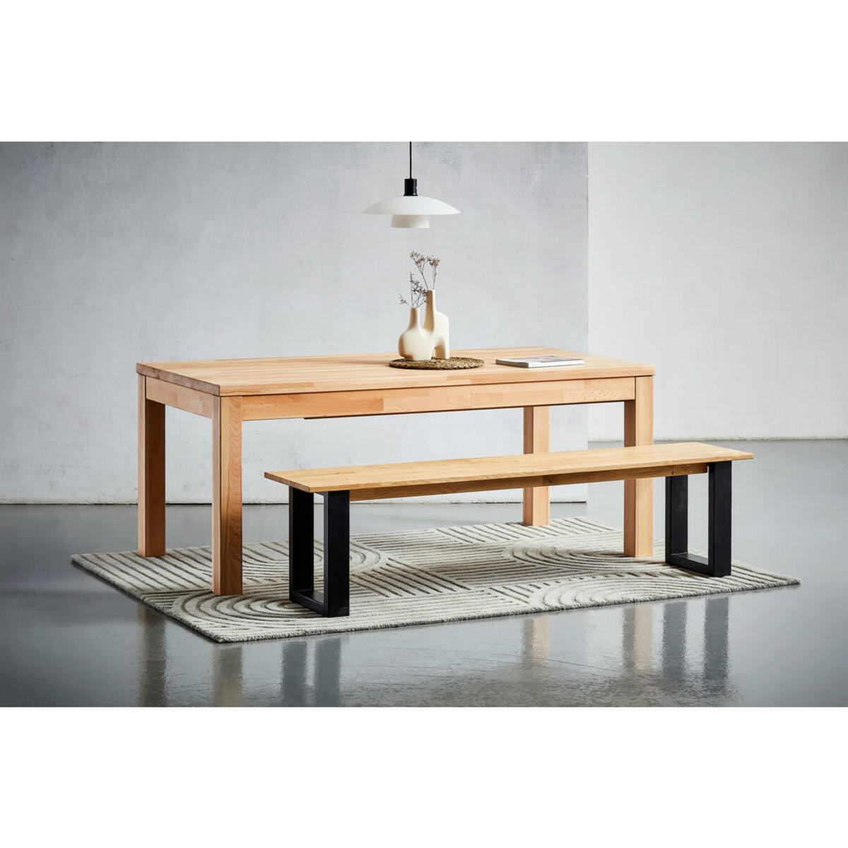 Livetastic Sitzbank, Wildeiche, Holz, Wildeiche, massiv, 3Sitzer