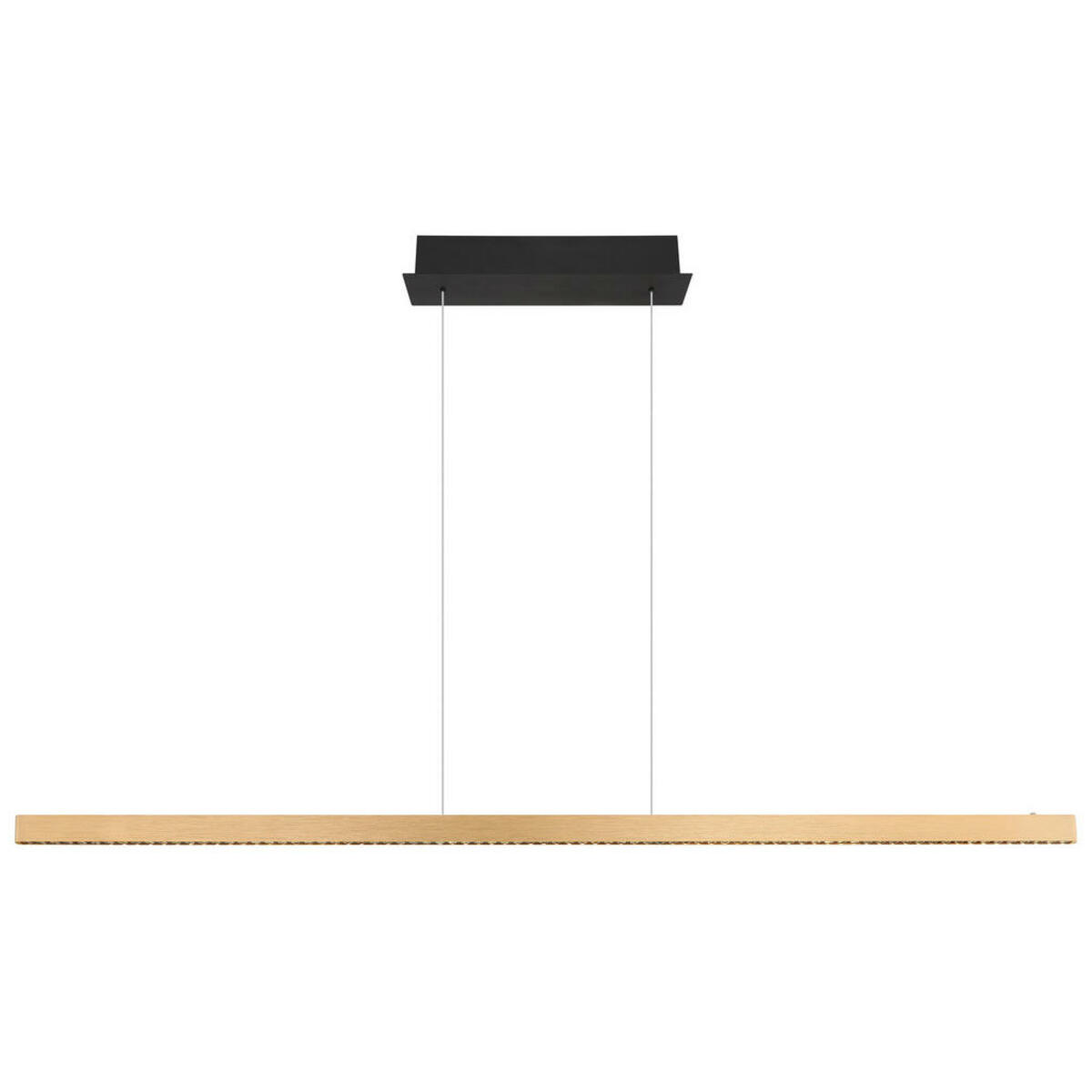 Bild 1 von Globo Led-Hängeleuchte, Schwarz, Kupfer, Transparent, Metall, Kunststoff, 9x120 cm, höhenverstellbar, Touch (on/off), Lampen & Leuchten, Innenbeleuchtung, Hängelampen, Esstischlampen