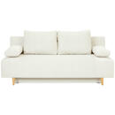 Bild 1 von Carryhome Schlafsofa, Creme, Natur, Textil, Buche, massiv, 2-Sitzer, Füllung: Schaumstoff, Silikon,Schaumstoff, Silikon, 191x92x89 cm, Liegefunktion, Schlafen auf Sitzhöhe, Rücken echt, Kinder & J