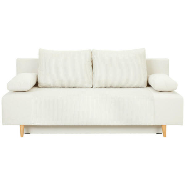 Bild 1 von Carryhome Schlafsofa, Creme, Natur, Textil, Buche, massiv, 2-Sitzer, Füllung: Schaumstoff, Silikon,Schaumstoff, Silikon, 191x92x89 cm, Liegefunktion, Schlafen auf Sitzhöhe, Rücken echt, Kinder & J