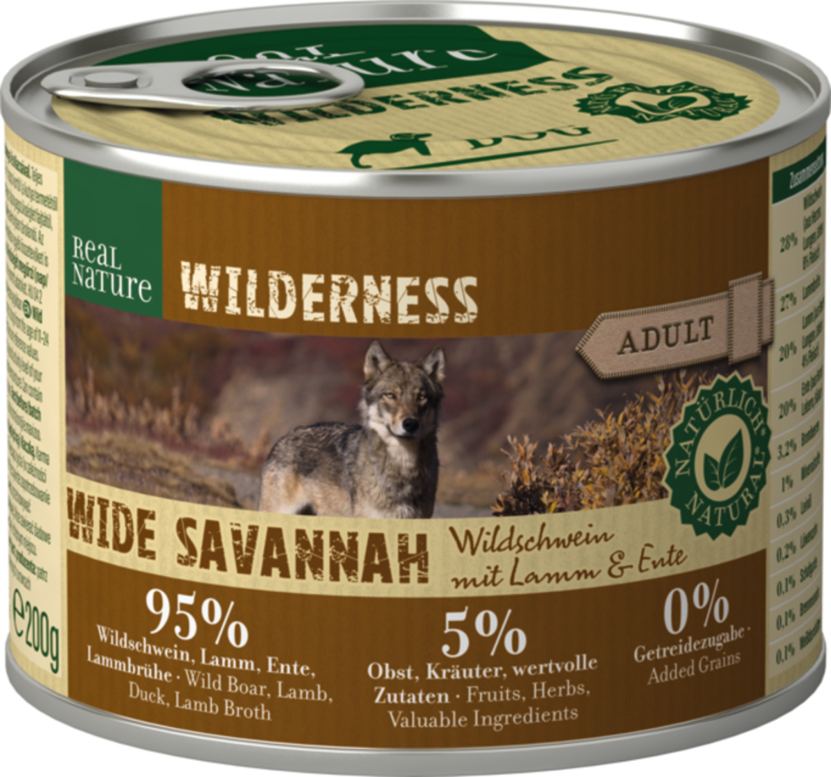 Bild 1 von REAL NATURE WILDERNESS Adult Deep Forest Wildschwein mit Hirsch 12x200 g