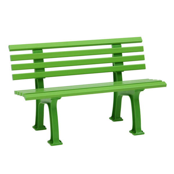Bild 1 von Modante Gartenbank, Grün, Kunststoff, 2-Sitzer, 120x74x54 cm, abwischbar, Gartenmöbel, Gartenbänke
