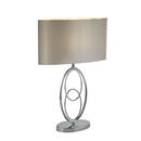 Bild 1 von Tischleuchte Looby, Silber, Chrom, Kunststoff, Textil, 16x53 cm, Lampen & Leuchten, Innenbeleuchtung, Tischlampen, Tischlampen