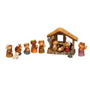 Bild 1 von Riffelmacher Kinder-Krippenfiguren mit Stall 2,5 - 9 cm 12 teilig