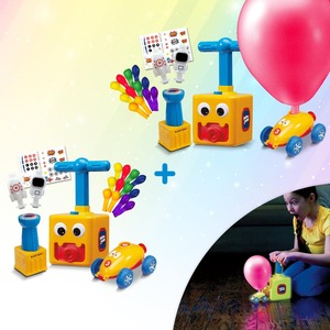Balloon Zoom ballonbetriebenes Spielzeugset inkl. zahlreichem Zubehör 1+1 GRATIS