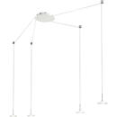 Bild 1 von Fabas Luce Led-Pendelleuchte Susanna, Weiß, Transparent, Metall, Glas, 650x350 cm, ISO 9001, höhenverstellbar, Lampen & Leuchten, Leuchtenserien