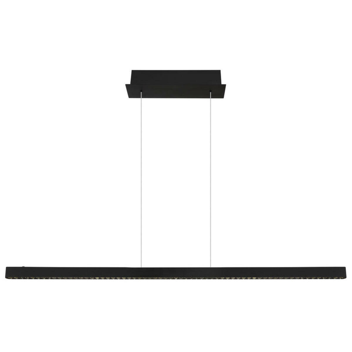 Bild 1 von Globo Led-Hängeleuchte, Schwarz, Metall, 9x120 cm, höhenverstellbar, Touch (on/off), Lampen & Leuchten, Leuchtenserien