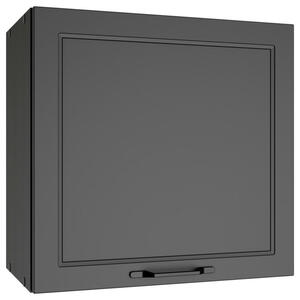 Held Küchenoberschrank, Grau, Metall, 1 Fächer, 60x57x34 cm, Made in Germany, hängend, Küchen, Küchenmöbel, Küchenschränke, Küchenoberschränke