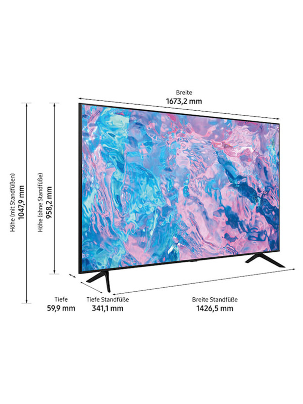 Samsung Smart TV 75" 75" Crystal UHD 4K CU7179 Samsung Schwarz im ...