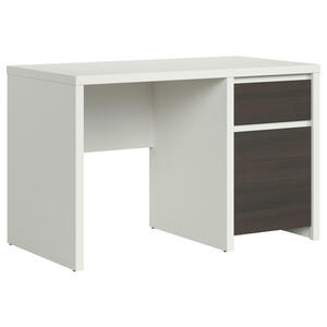 Schreibtisch, Weiß, Wenge, 1 Schubladen, rechteckig, Wange, 65x77 cm, Arbeitszimmer, Schreibtische, Bürotische