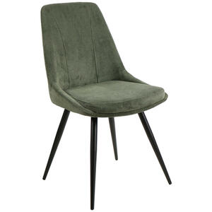 Mid.you Armlehnstuhl, Grün, Holz, Metall, Textil, Pappel, Sperrholz, konisch, 49x88x59 cm, Esszimmer, Stühle, Armlehnenstühle