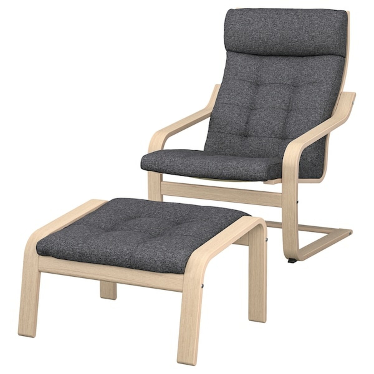Bild 1 von POÄNG  Sessel und Hocker