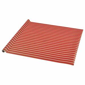 VINTERFINT  Geschenkpapierrolle, Streifen rot 3x0.7 m