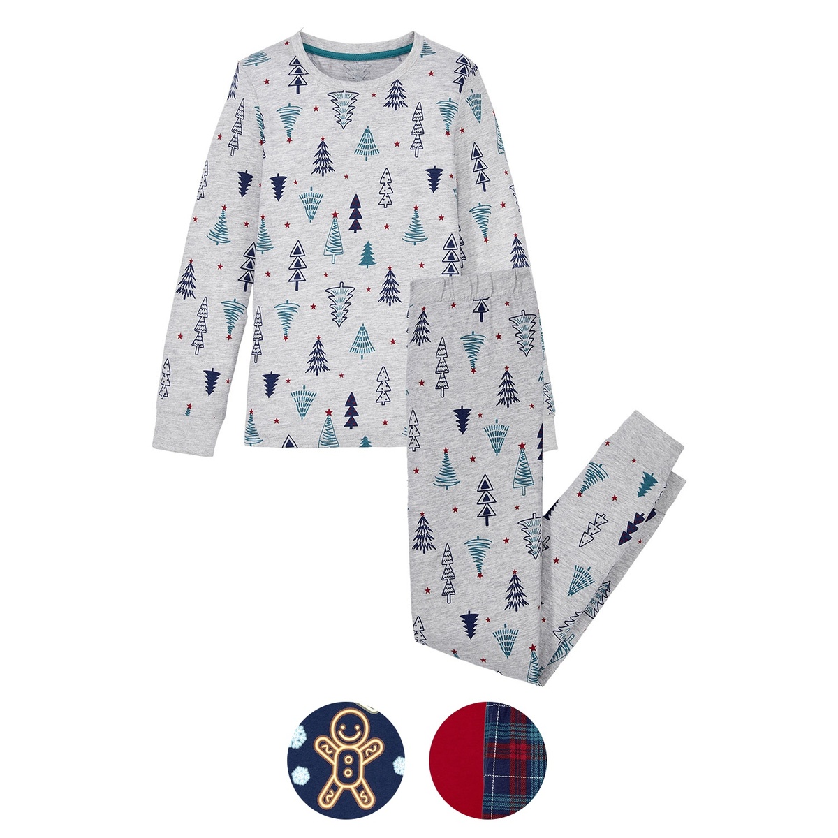 Bild 1 von LILY & DAN Kinder Weihnachts­pyjama