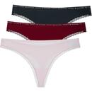 Bild 1 von Tommy Hilfiger 3P THONG MICRO LACE Unterhose Damen Bunt