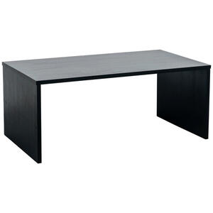 Mid.you Couchtisch, Schwarz, Holz, Eiche, massiv, 110x46x60 cm, Wohnzimmer, Wohnzimmertische, Couchtische