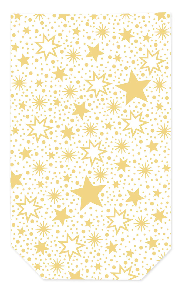 Bild 1 von Braun & Company Klarsichtbeutel Miracle Star 10er Clips Gold 11,5 x 19 cm