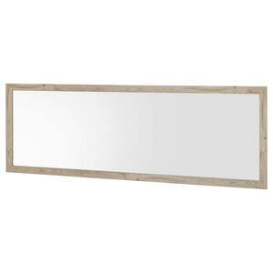 Mid.you Wandspiegel, Eiche, Glas, rechteckig, 180x60x3.5 cm, Made in EU, Wohnspiegel, Wandspiegel