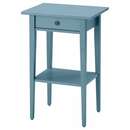 Bild 1 von HEMNES  Ablagetisch, blau lasiert 46x35 cm